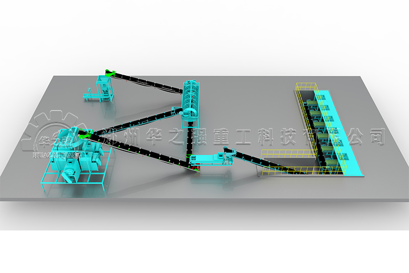 建一條有機肥設備生產線需要多大場地？